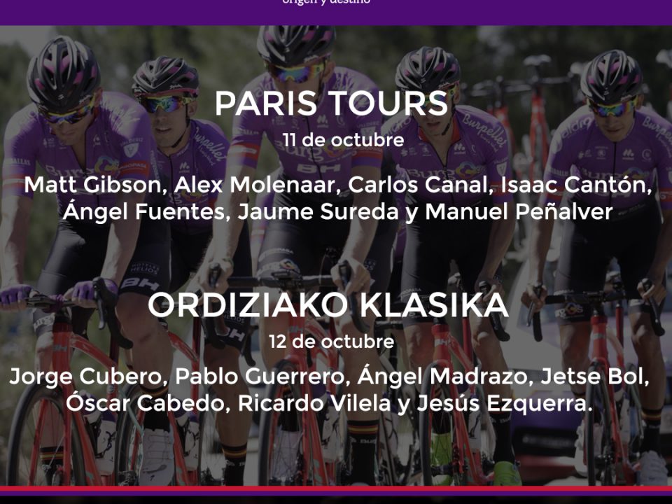 Paris Tours - Ordizia alineación Burgos-BH